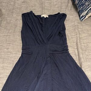 Navy blue long dress